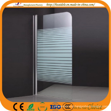 Stripe Glass Bath Screen for Bathtub (ADL-K4)